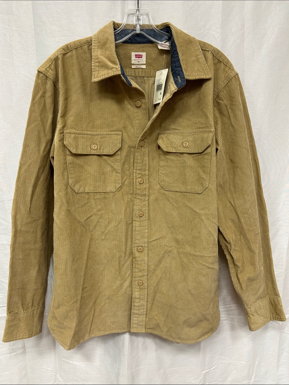 Levi's Men's ‘The Worker’ Corduroy Button-Front Shirt NWT!